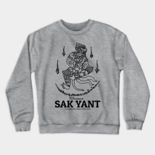 Muay Thai Sak Yant Hanuman Crewneck Sweatshirt